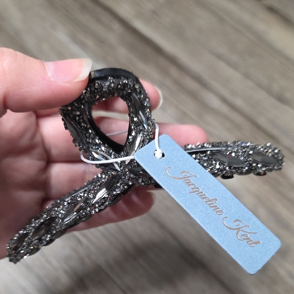 Victorian Collection Black Diamond Claw Clip - Picture 3 of 3